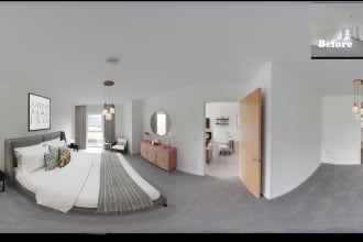 do 360 degree virtual staging and renovation