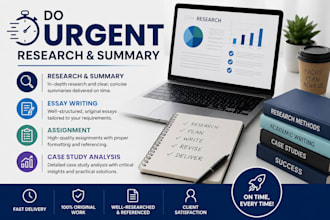 do case study analysis, business research and articles