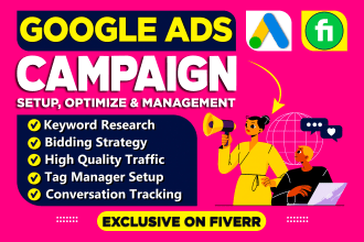 setup and manage your google ads campaign, adwords PPC campaign