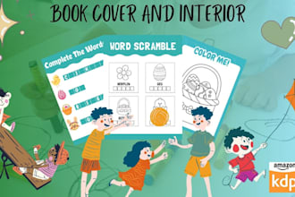 design kindergarten workbooks, activity books and kids worksheets