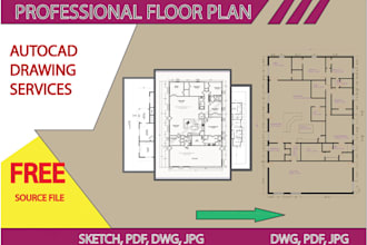 design a black and white 2d floor plan within 4 hours