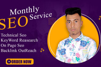 do complete monthly wix SEO service for google ranking and organic traffic