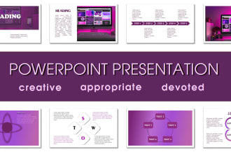 design professional presentation by powerpoint and canva