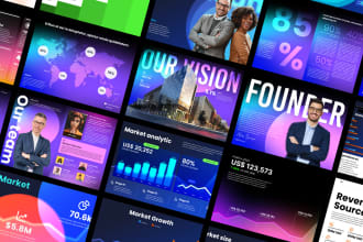 design investor ready pitch deck design, raise seed, pre a, or series a