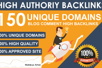 do 150 unique blog comments backlinks seo high da pa