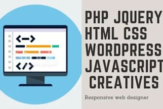 be your frontend and backend wordpress website developer and web designer