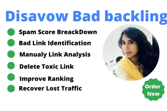 disavow bad backlinks and toxic links to remove negative SEO delete toxic link
