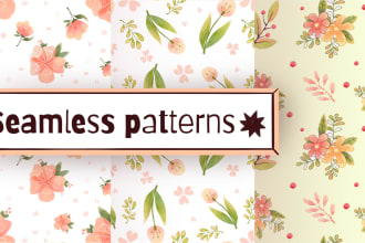 create a unique seamless pattern design