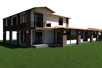 make a 3d model of your project on archicad