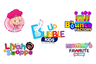 design cute colorful logo for childcare, baby and kids brand