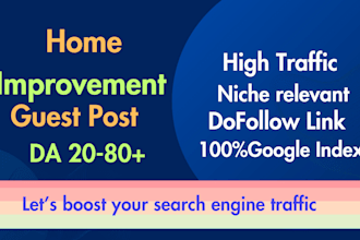 publish quality real estate and home improvement guest posts