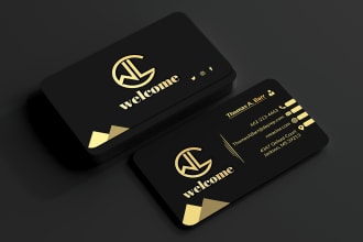 do unique and professional business card design in 12 h
