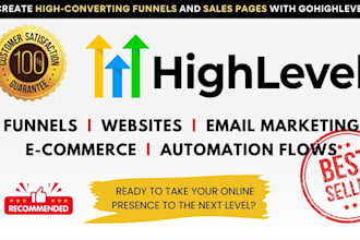 build funnels and websites in gohighlevel