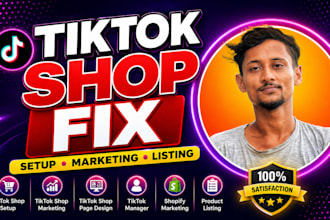 setup and fix tiktok shop with shopify integration