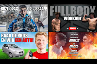 design an eye catching clickbait youtube thumbnails