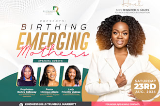 create an exceptional church flyer, or event flyer design