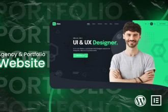 create personal portfolio website, agency website