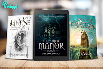 design your digital and physical book cover that grabs readers attention