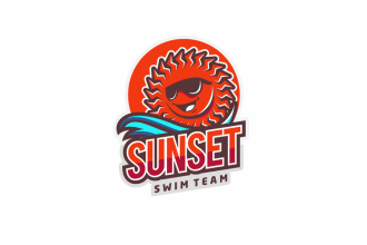 design mascot logo recreational swim team