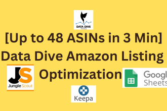 create amazon listing optimization data dive, advance amazon data dive listing