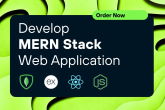 develop web application as mern stack developer