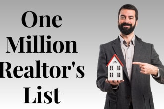 provide real estate agent, realtors email list from usa