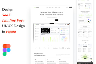 design a saas landing page