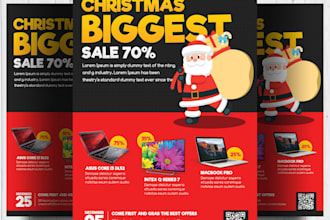 designs eye catching flyer, sales flyer, sell sheet, products sheet
