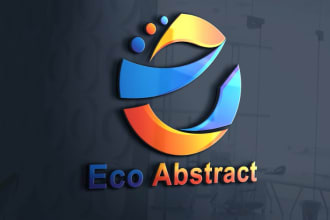 design modern 3d,abstract and initial letter logo in 1 day