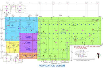 draw structural drafting drawing of your building