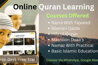 be your online quran teacher