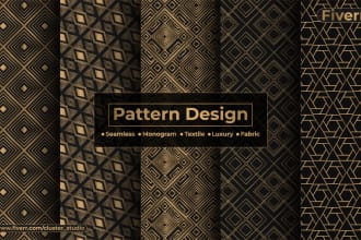 make textile seamless pattern or repeat clothing design