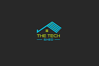design cutting edge tech shed logo