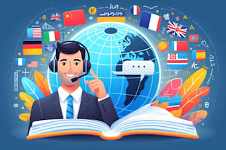 translate or transcript videos,audios from english to arabic and vice versa