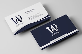 design a creative, awesome and minimalist business card