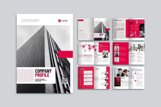 design brochure, company profiles, or annual report for your company