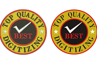do convert logo into embroidery digitizing dst pes 1 hour