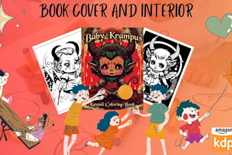 design kids worksheets, activity book and coloring books