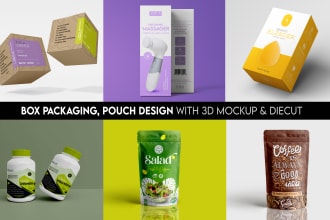 do pouch design, food packaging, box packaging