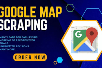 do perfect google map scraping