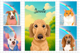 create disney cartoon from your pet