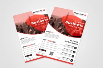 design print ready corporate flyer for your business