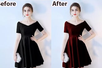 change color of anything in photoshop super fast delivery