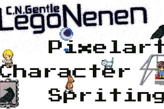 create your character sprites with digital 2d pixel art