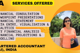 be your chartered accountant , CPA and financial analyst