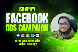 setup and manage  facebook ads and instagram ads campaign