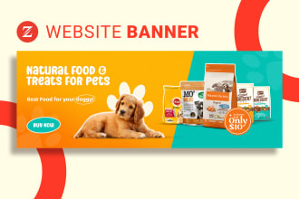 design ecommerce website header, shopify banner, product banner, slider design