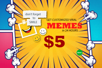create funny memes for social media post