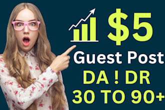 do general guest post, high da seo guest post backlink service