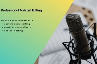 enhance your audio quality with expert podcast editing